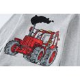 thumbnail image 5 of Popshion Little Boys Pajamas Tractor 100% Cotton 2 Piece Long Sleeve Casual Sleepwear 6T/6707, 5 of 7