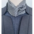 thumbnail image 3 of Wrapables Satin Neckerchief Square Scarf 26.5 x 26.5 Inches, Houndstooth, 3 of 4