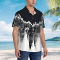 thumbnail image 3 of Fuzoiu Abstract Red Sun Design Print Hawaiian Shirt for Men, Summer Beach Casual Short Sleeve Button Down Shirts, Men’s Beach Summer Shirts with Pocket,3X-Large, 3 of 7
