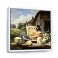 thumbnail image 2 of Designart "Symphony Of French Cheese" Dairy Floater Framed Canvas Wall Art, 2 of 5