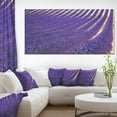 thumbnail image 1 of Champs de Lavande en Texture - Impression d'Art Mural Paysage Surdimensionné, 1 of 3