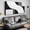 Black and White Flowing Wave, variant on Hand-Painted 3D Textured Canvas Wall Art Picture, Off-White Wavy Organic Texture Minimalist Painting, Large 72"x36" Modern Abstract Neutral Tone Wall Decor for Living Room, Bedroom, Hallway & Office
