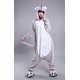 thumbnail image 3 of Disfraz de franela Kigurumi para adultos, disfraz de rata gris, pijama de una pieza para mujer o hombre, para fiesta de carnaval de Halloween, 3 of 4