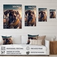 thumbnail image 4 of Designart German Shorthaired Pointer Gangster In NYC Canvas Wall Art, 4 of 5