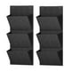 thumbnail image 1 of Organizador colgante de 2 piezas para sobre la puerta con 3 bolsillos de almacenamiento para ropa sucia negro, 1 of 8