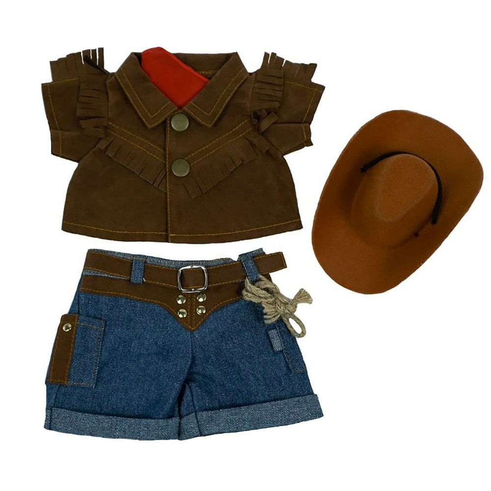Cute Cowboy Outfit Teddy Bear Clothes 8 inch to 10 inch Buildabear