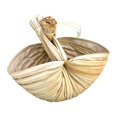 thumbnail image 3 of Cesta tejida,Cesta Tejida a Mano Frutero Estilo Vintage,Cesta de tazón portátil Manualidades con asa,Cesta de almacenamiento de postre Picnic colgante hecho a mano,Bol de adorno Zulema Cesta tejida, 3 of 8