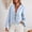 Light Blue, variant on Bow Tie Front Blouses for Women Going Out Tops Dressy Casual Long Sleeve Deep V Neck Y2K Streetwear T Shirt