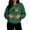 Dark Green, variant on Womens Pet Pouch Hoodies with Pockets Oversized Pet Hoodies Casual Lightweight Dog Pouch Fall Winter Hooded Sweatshirt Gray S