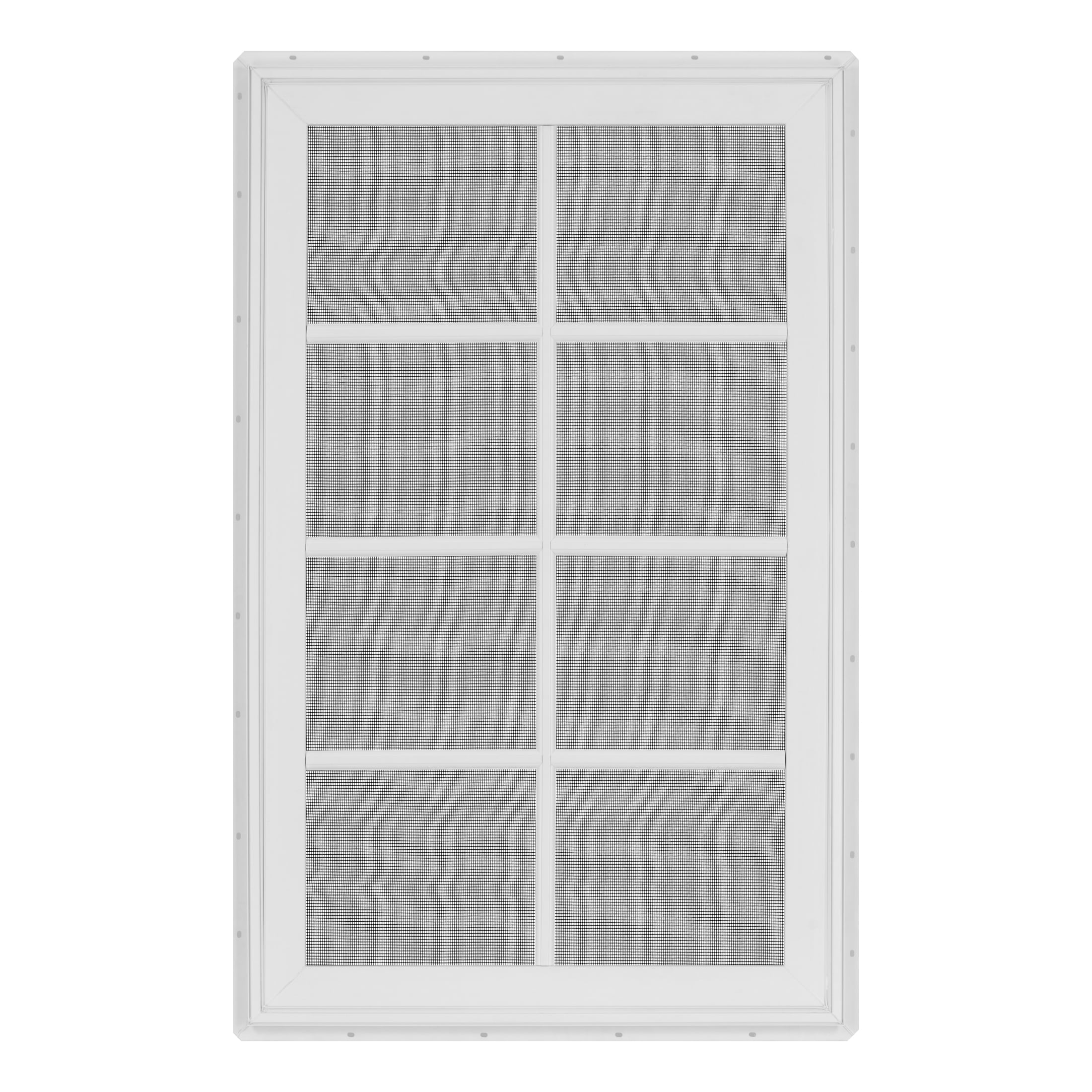 30 in. x 48 in. White Vinyl Double-Pane Insulated Right-Hand Casement Window with SDL Grids and Screen