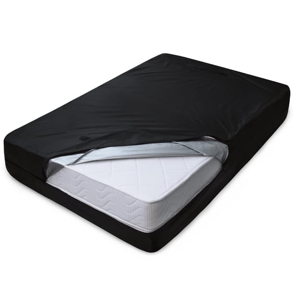 Mattress Bags for Moving and Storage Twin Size, Waterproof Mattress Protector Mattress Cover with Heavy Duty Handles, Strong Zipper, Reusable Thick Moving Supplies & Moving Bags, Black