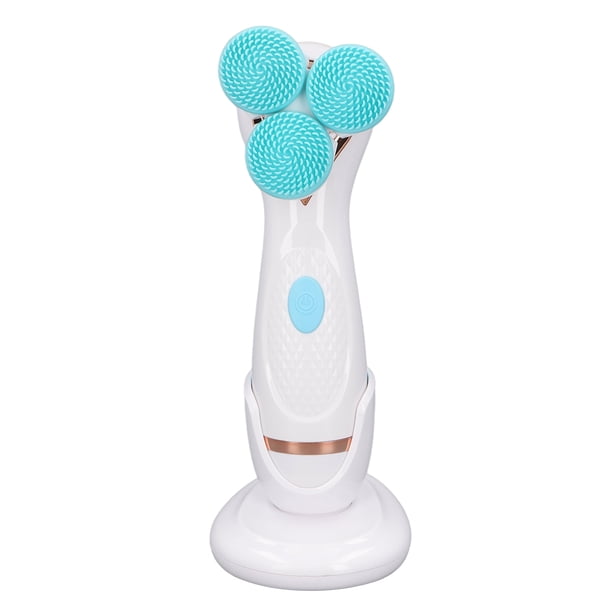 Cepillo De Limpieza Facial Eléctrico Principal De 3, Depurador Recargable Del Silicón Exfoliante Facial Del Masaje