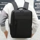 thumbnail image 5 of Mochila para computadora portátil Mochilas de negocios con puerto de carga USB, negra, 5 of 6