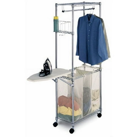 Whitmor Deluxe Metal Ironing & Laundry Sorter Center Adult