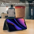 thumbnail image 5 of Card Slot Holder Wallet Case for iPhone 11 6.1 inch 2019, Premium PU Leather Case Kickstand with Hidden Magnetic Closure Flip Durable Shockproof Protective Cover - Black, 5 of 14