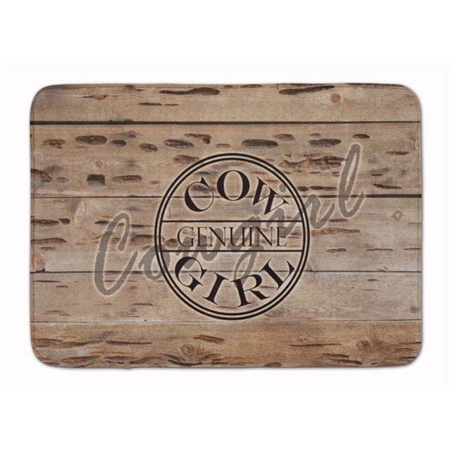 Carolines Treasures SB3056RUG Genuine Cow Girl Branded Machine Washable Memory Foam Mat
