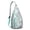 Greenish-blue-6, variant on Boho Seashell Sling Backpack – Tropical Nautical Hiking Daypack with Watercolor Shells & Coral Design, Lightweight Waterproof Travel Bag for Beach, Coastal Trips & Outdoor Adventures