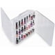thumbnail image 4 of Organizador universal de esmaltes de uñas y cosméticos, 48 frascos, transparente, de doble cara, estuche de almacenamiento portátil con divisor de espacio ajustable., 4 of 5