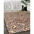 thumbnail image 2 of Ahgly Company Indoor Square Abstract Red Brown Solid Area Rugs, 4' Square, 2 of 6