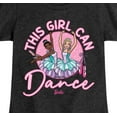 thumbnail image 3 of Barbie - This Girl Can Dance  - Girls Fitted Short Sleeve Graphic T-Shirt, 3 of 5