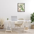 thumbnail image 4 of Stupell Industries Cottage Peacock Perched on Branch Gray Floating Frame Canvas Art, 17 x 21, by Melissa Wang, 4 of 8
