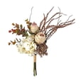 thumbnail image 2 of Ramo de seda artificial para decorar la mesa del comedor o la sala de estar – Adornos de flores artificiales para el hogar, bodas y fiestas – Centro de mesa, 2 of 6