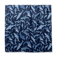 thumbnail image 2 of Yayeee Shower Curtain with Hooks 72"x72" Waterproof Fabric Bathroom Hanging Decor, Watercolor Shark Pattern, 2 of 5