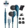 thumbnail image 1 of Auriculares USB C con cable, intraurales magnéticos con micrófono, 1 of 7
