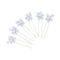 thumbnail image 5 of LOLIPPYY 6-Piece White Hair Chopsticks Set, Stylish Hair Jewelry Accessories to Secure Hair for Women on Special Occasions, 5 of 6