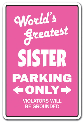 Worlds Greatest Brother & Sister-in-law 200mm x 70mm Plastic Sign Sticker 