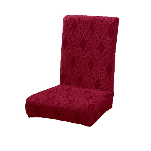 Funda gruesa de jacquard para silla de comedor para decoración del hogar Amplia cobertura Todas las estaciones Resistente a la suciedad Funda elástica para asiento Funda elástica de poliéster para