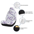 thumbnail image 6 of Yiaed Lavender Flowers Print Car Seat Covers,Universal Auto Seats Protector Fits for Car,SUV Sedan,Truck,Automotive Seat Covers & Accessories-1, 6 of 9