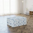 thumbnail image 3 of Butterfly Foldable Mattress, Rainforest Wilderness, 74.8" x 35.4", Blue White Black, by Ambesonne, 3 of 6