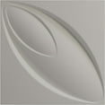 thumbnail image 5 of 19 5/8"W x 19 5/8"H Iris EnduraWall Decorative 3D Wall Panel, Universal Aged Metallic Weathered Steel (Covers 2.67 Sq. Ft.), 5 of 6