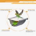 thumbnail image 2 of Hamaca para pájaros, litera, nido de pájaros, cueva, lugar para dormir, accesorios para jaulas de pájaros, juguetes para periquitos, pinzones, hámsteres, jerbos, 2 of 5