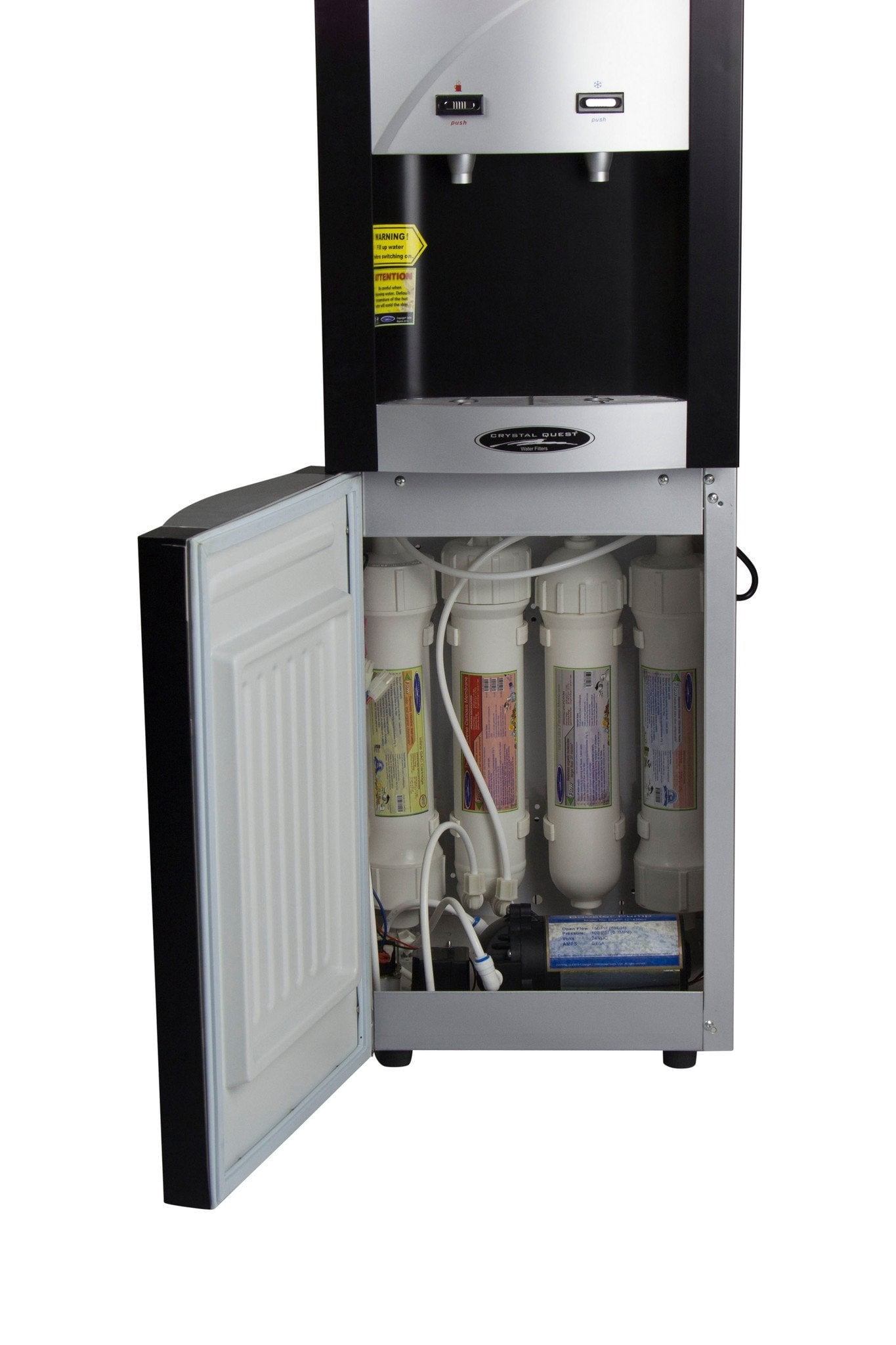 TURBO Ultrafiltration + Reverse Osmosis Bottleless Water Cooler With Premium: Stand & Cup Holder