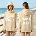thumbnail image 5 of LIZUOJUN Oversized Football Sweatshirt for Women Game Day Hooded Pullover Game Day Graphic Casual Fall Winter 2026 M, 5 of 9