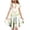 A85 Multicolor, variant on Xdegoge Casual Kids Girls Dress Knee Length Tiered Short Sleeve Tween Summer Dress Floral Print Ruffle Flowy Vacation Outfit for Teen