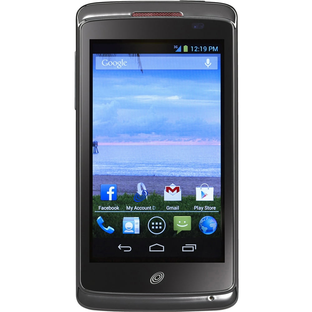 Tracfone Unimax 671C, 4GB Black Prepaid Smartphone