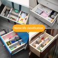 thumbnail image 4 of Organizer Partition For Kitchen Wardrobe Adjustable Retractable Telescopic Portable ABS Drawer Dividers, 4 of 14