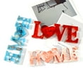 thumbnail image 3 of Toystoory 3 pack/lote signo de amor molde de palabra molde de silicona antiadherente para artesanías de resina amplia aplicación Flexible Artesanía, 3 of 6