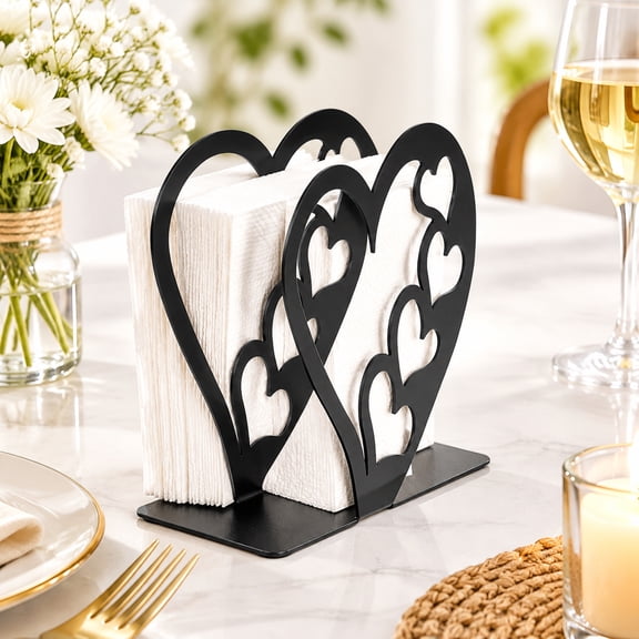 Decorative Napkin Holder – Cocktail Tissue Stand for Home & Dinner 5.91 × 1.97 × 5.91 in