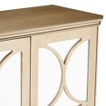 thumbnail image 5 of Pilaster Designs Jaxon 2-door Contemporary Wood Accent Display Cabinet in Gold, 5 of 8