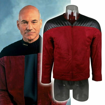 Star The Next Generation Trek Captain Picard Duty Uniform Jacket TNG ...