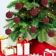thumbnail image 5 of Bolas Decorativas Flocadas Bolas navideñas nevadas, juego de 12 adornos rojos para árbol y decoración de fiestas, 6 cm Rkxzt, 5 of 9