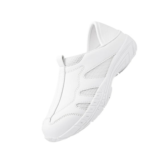 asdoklhq Sneakers for Women Set Of Foot Nurse Shoes Indoor Lightweight Pregnant Women Shoes Work White Shoes White 40