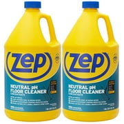 Zep Neutral pH Floor Cleaner Concentrate - 1 Gal (Case of 2)  - ZUNEUT128 - Pro Trusted All Purpose No-Rinse Floor Cleaner