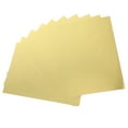 thumbnail image 1 of 10 hojas de papel de cartulina metálica, espejo de aluminio, papel brillante para artes y manualidades, bodas decorativas, cumpleaños, invitaciones, suministros para álbumes de recortes, dorado, 1 of 5