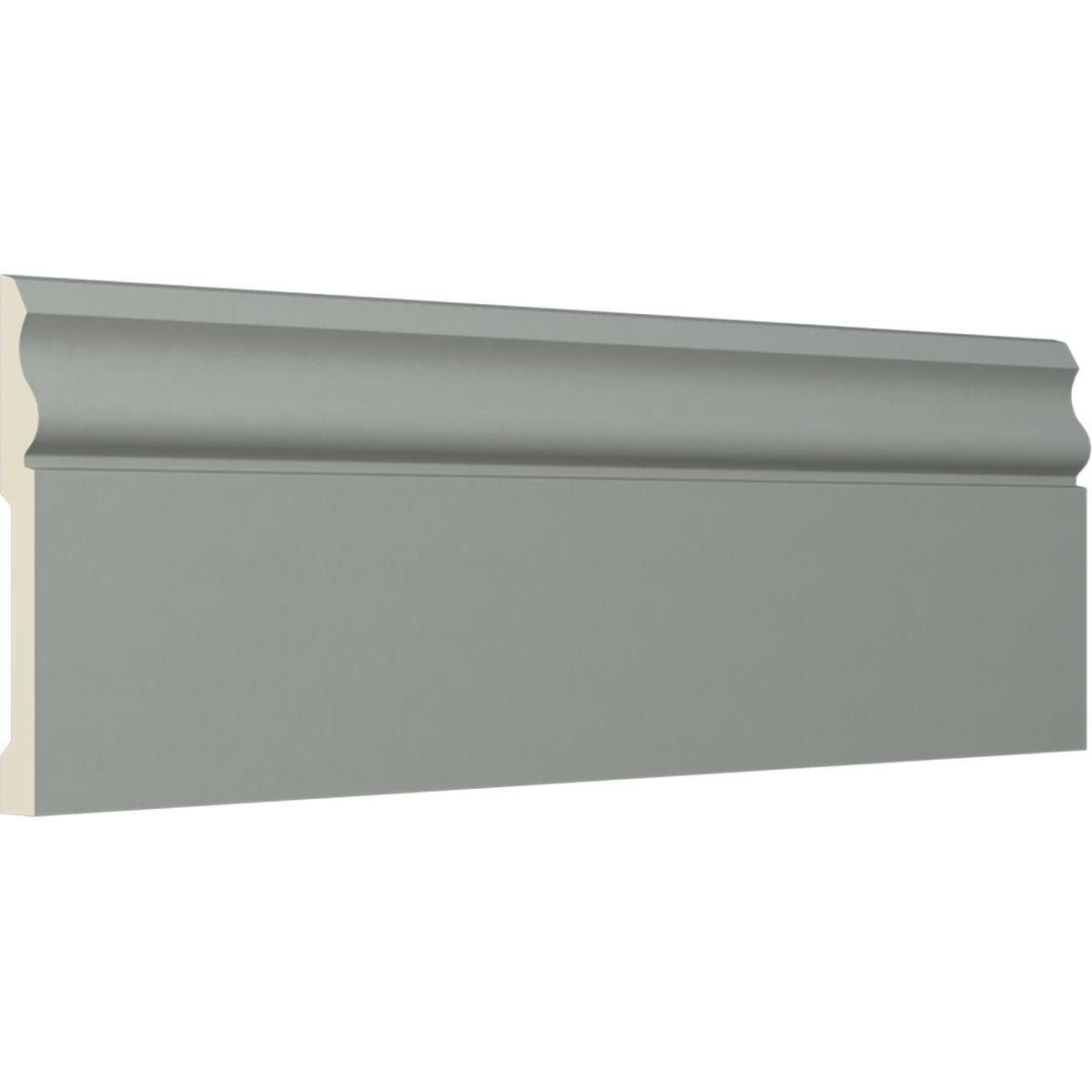 Ekena Millwork 5 1/2"H x 5/8"P x 94 1/2"L Aberdeen Baseboard Moulding (8-Pack)