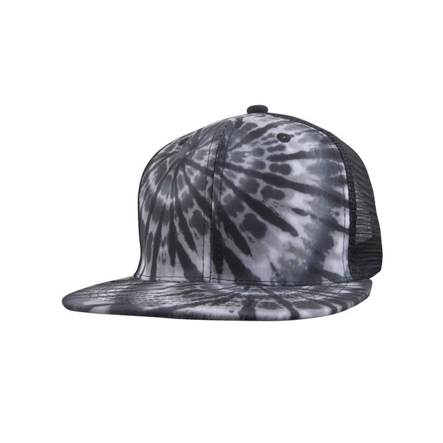 Top Headwear Tie-Dye Adjustable Trucker Hats - Grey
